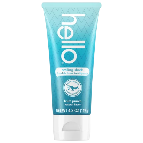 Натуральная зубная паста "фруктовый пунш" Hello Natural Fruit Punch Flavor Baby & Kids Fluoride Free Toothpaste - 120ml