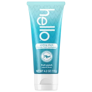 Натуральная зубная паста "фруктовый пунш" Hello Natural Fruit Punch Flavor Baby & Kids Fluoride Free Toothpaste - 120ml