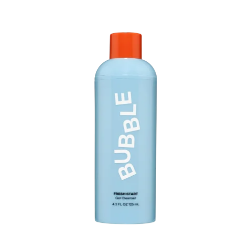 Гель для умывания безопасный для подростков с PHA и кофеином Bubble Skincare Fresh Start Gel Cleanser - 125ml