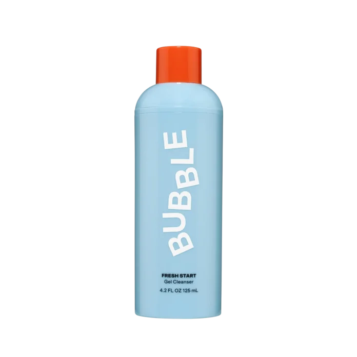 Bubble Skincare Fresh Start Gel Cleanser - 125ml PHA va kofeinli o'smirlar uchun xavfsiz yuz yuvish geli