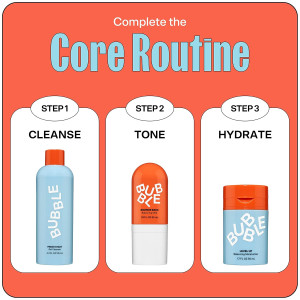 Балансирующий тонер-спрей для лица безопасный для подростков Bubble Skincare Bounce Back Balancing Facial Toner Mist - 55ml