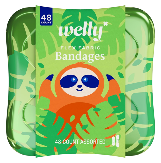 Набор тканевых пластырей Welly Bandages "Pets Patterns" - 48 штук