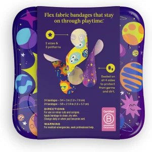 Набор тканевых пластырей Welly Bandages "Набор тканевых пластырей Welly Bandages "Space Patterns" - 48 штук" - 48 штук