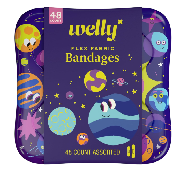 Набор тканевых пластырей Welly Bandages "Набор тканевых пластырей Welly Bandages "Space Patterns" - 48 штук" - 48 штук