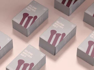 Femi Cosmetics - Moon Dust qulay aylanuvchi ushlagichli makiyaj cho'tkalari to'plami