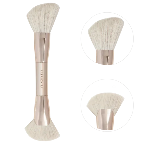 Кисть для контура PATRICK TA Dual-Ended Contour Brush & Bronzer