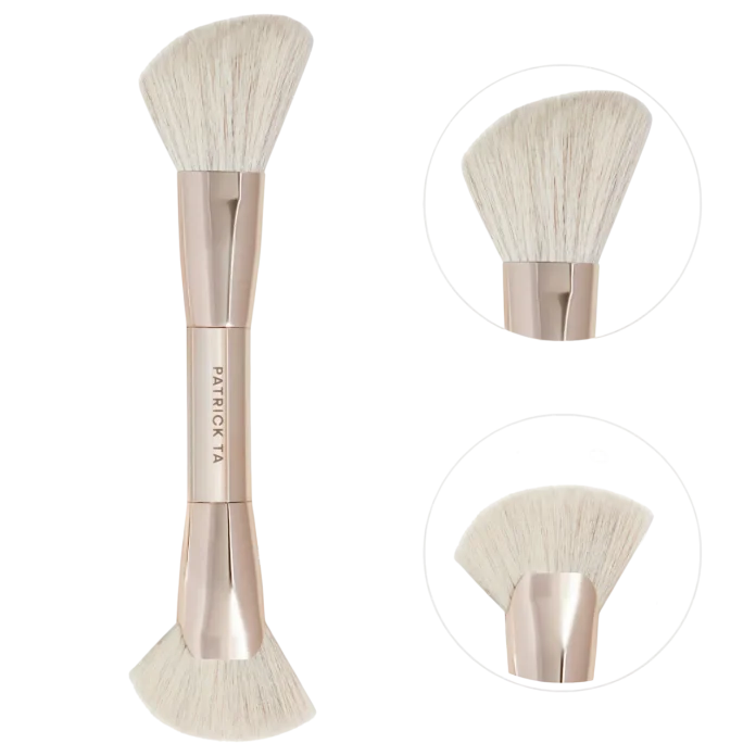 Кисть для контура PATRICK TA Dual-Ended Contour Brush & Bronzer