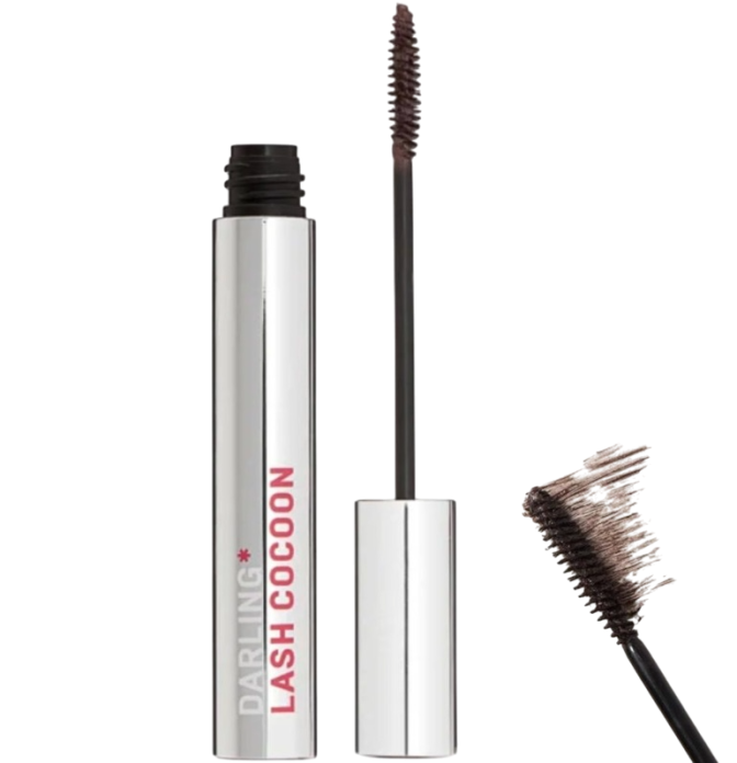Термостойкая тушь с эффектом натуральных ресниц DARLING* Lash Cocoon - 02 коричневый