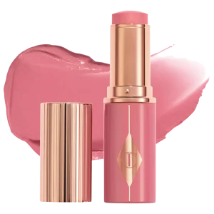 Стик-кремовые румяна для щек и губ Charlotte Tilbury Unreal Lip + Cheek Glow Blush Stick with Hyaluronic Acid - Rosy Glow