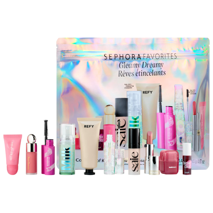 Набор бестселлеров для макияжа и ухода Sephora Favorites Gleamy Dreamy Makeup Set