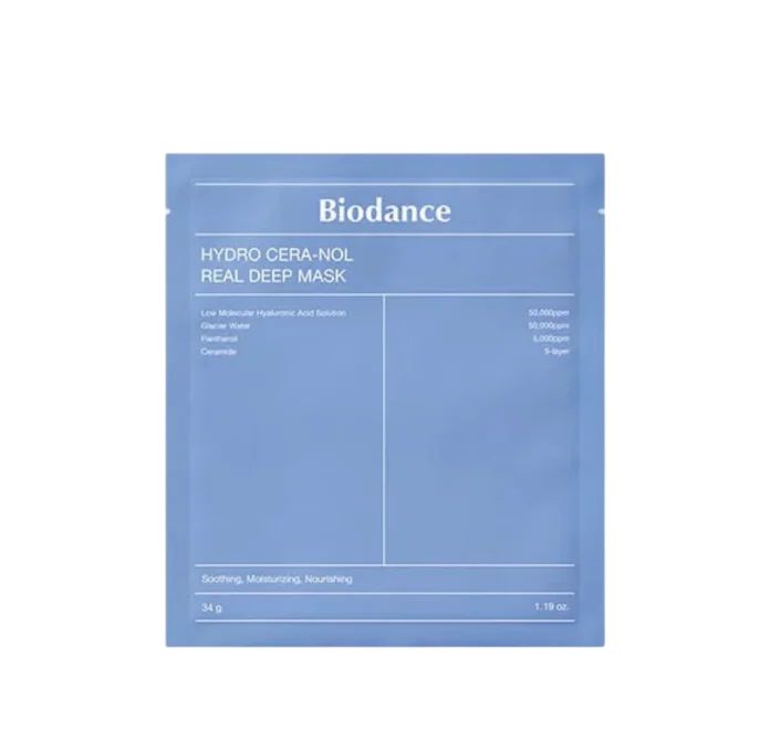 Маска гидрогелевая Biodance Hydro Cera-nol Real Deep Mask