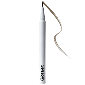 Glossier Brow Flick Microfine Detailing Eyebrow Pen - brown(jigarrang) qosh qalami