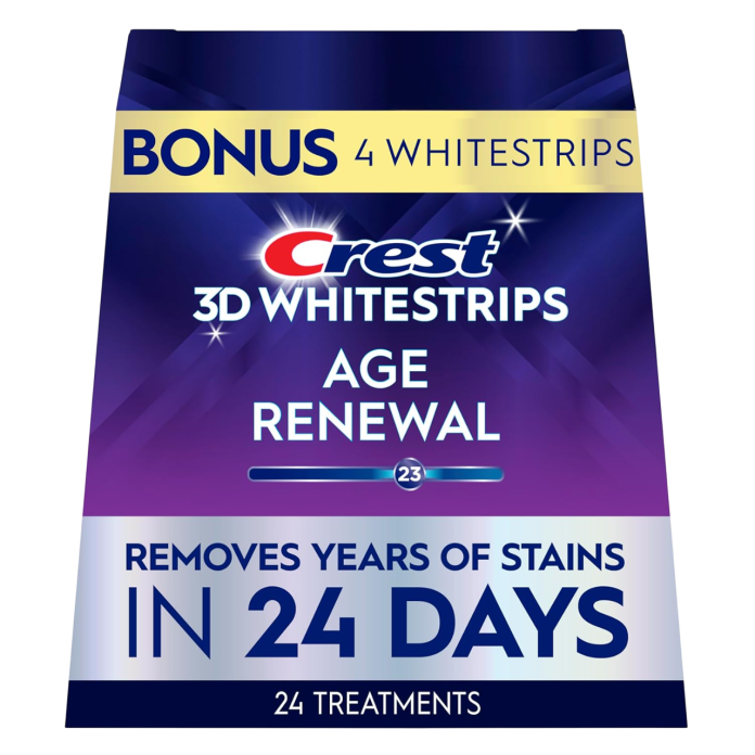 Набор полосок для отбеливания уровень 23 Crest 3D Whitestrips Professional Effects - 24 пакетиков