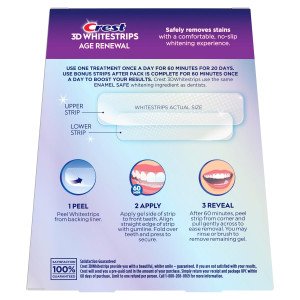 Crest 3D Whitestrips Professional Effects - 24 пакетиков oqartiruvchi tasmalar to'plami 23-daraja