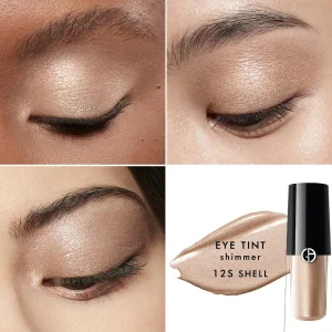 Жидкие шимерные тени Armani Beauty Eye Tint Long-Lasting Liquid Eyeshadow - 12S Shell