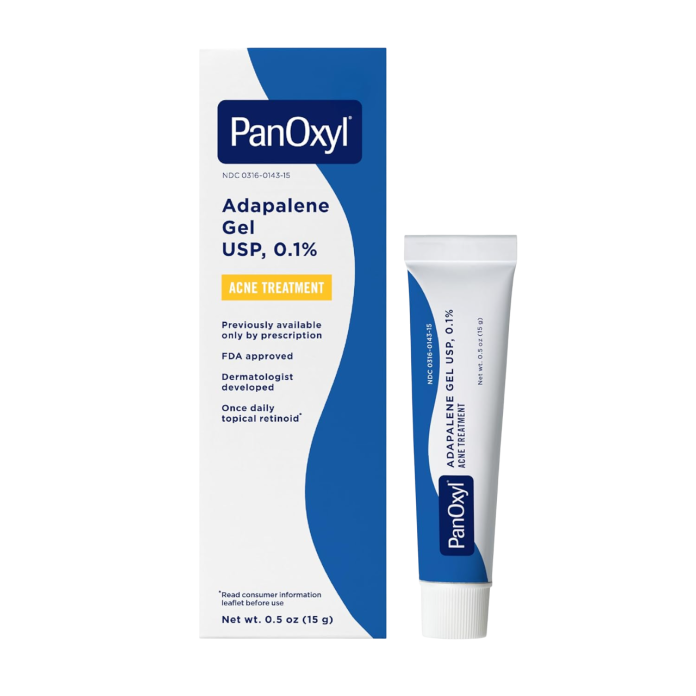 Гель с ретиноидом для лечения акне PanOxyl Adapalene 0.1% Leave-On Gel - 15гр