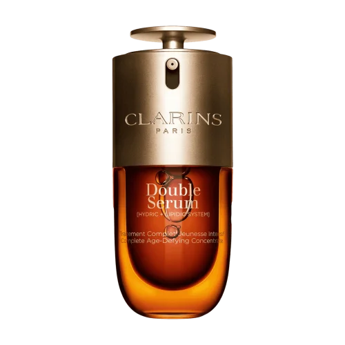 Clarins DOUBLE SERUM® - 30ml ikki fazali qarishga qarshi sivorotka