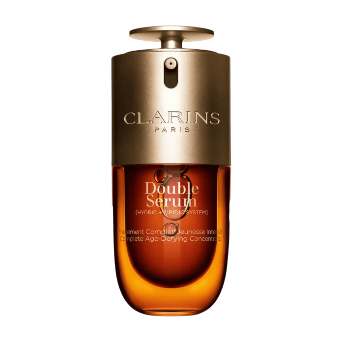 Clarins DOUBLE SERUM® - 30ml ikki fazali qarishga qarshi sivorotka
