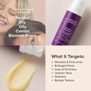 Интенсивный уход против морщин Paula's Choice CLINICAL 1% Retinol Face Treatment with Peptides - 30 ml