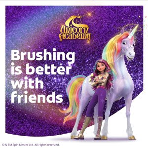 Детская электрическая зубная щётка Colgate Kids - Unicorn