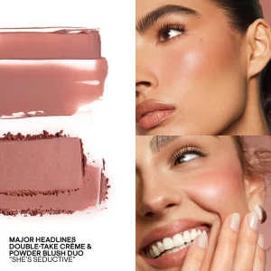Дуэт кремовых и пудровых румян PATRICK TA Major Headlines Double-Take Crème & Powder Blush Duo - She's Seductive
