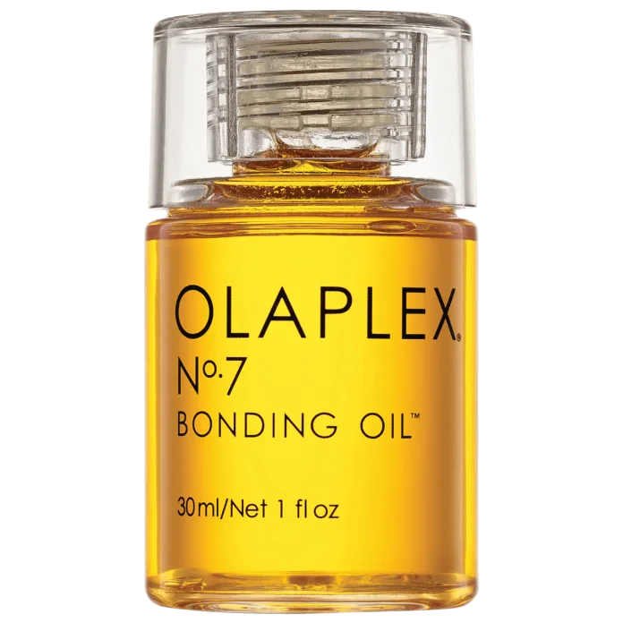 Olaplex No. 7 Bonding Frizz Reduction & Heat Protectant Hair Oil soch turmaklash uchun tiklovchi moyi, termohimoya bilan - 30ml