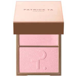 Дуэт кремового и пудрового хайлайтера PATRICK TA Major Glow Crème & Powder Light Reflecting Translucent Highlighter Duo - Baby