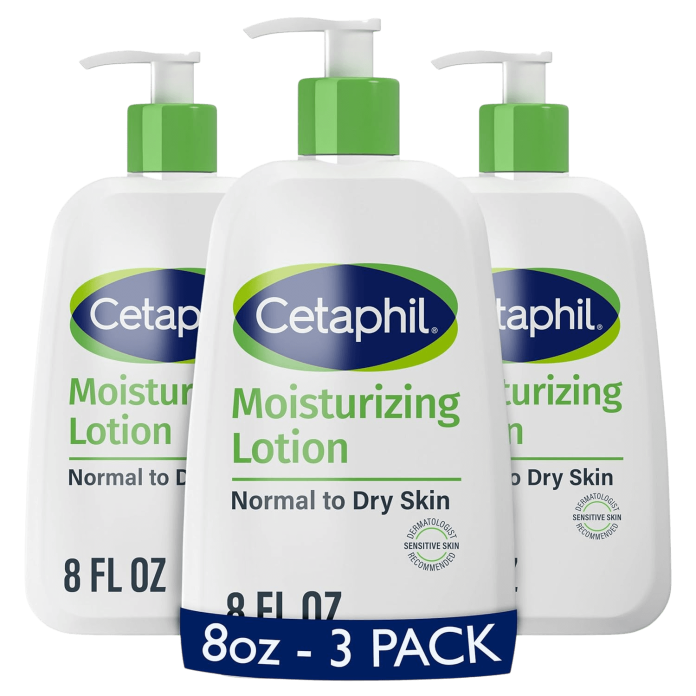 Cetaphil Face & Body Moisturizer, увлажняющий лосьон для лица и тела для всех типов кожи, подходит для чувствительной кожи 237 mm