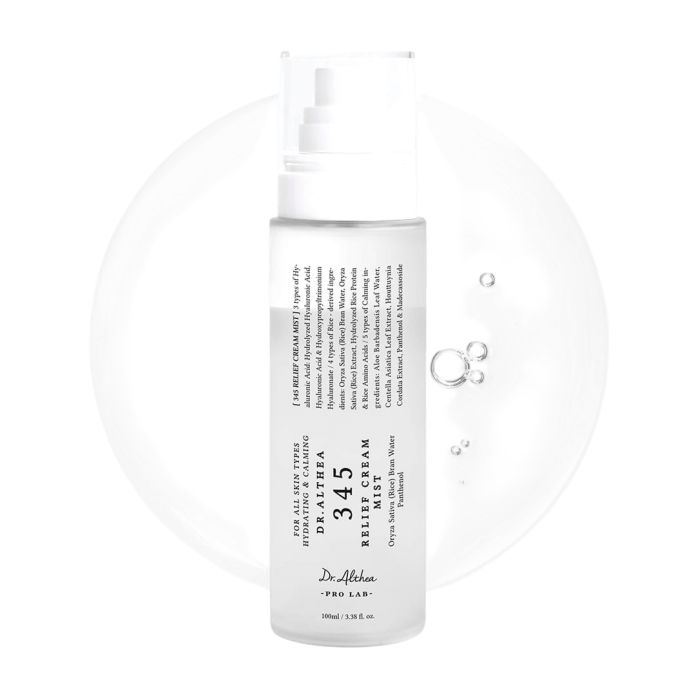 Ультратонкий увлажняющий спрей-мист с гиалуроновой кислотой и центеллой Dr.Althea 345 Relief Cream Mist - 100мл