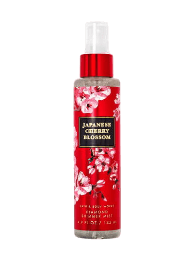 Парфюмированный шиммер-мист для тела с сиянием Bath & Body Works Japanese Cherry Blossom Diamond Shimmer Mist - 145 мл