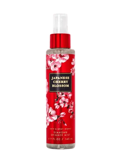 Парфюмированный шиммер-мист для тела с сиянием Bath & Body Works Japanese Cherry Blossom Diamond Shimmer Mist - 145 мл