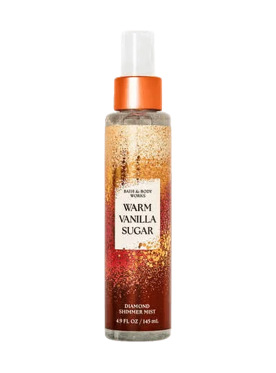 Парфюмированный шиммер-мист для тела с сиянием Bath & Body Works Warm Vanilla Sugar Diamond Shimmer Mist - 145 мл