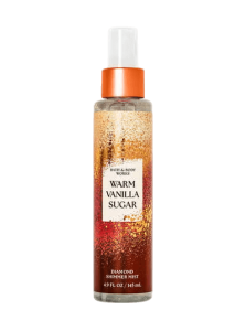 Парфюмированный шиммер-мист для тела с сиянием Bath & Body Works Warm Vanilla Sugar Diamond Shimmer Mist - 145 мл