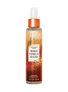 Парфюмированный шиммер-мист для тела с сиянием Bath & Body Works Warm Vanilla Sugar Diamond Shimmer Mist - 145 мл