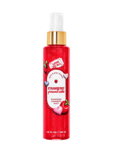 Парфюмированный шиммер-мист для тела с сиянием Bath & Body Works Strawberry Pound Cake Diamond Shimmer Mist - 145 мл