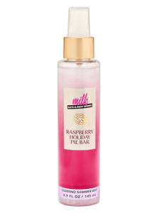 Парфюмированный шиммер-мист для тела с сиянием Bath & Body Works Raspberry Holiday Pie Bar Diamond Shimmer Mist - 145 мл
