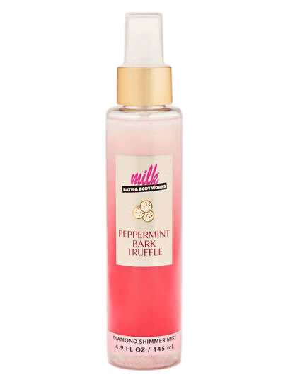 Парфюмированный шиммер-мист для тела с сиянием Bath & Body Works Peppermint Bark Truffle Diamond Shimmer Mist - 145 мл