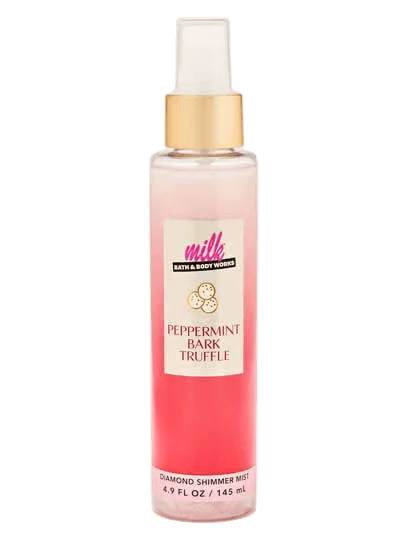 Парфюмированный шиммер-мист для тела с сиянием Bath & Body Works Peppermint Bark Truffle Diamond Shimmer Mist - 145 мл