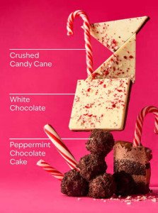 Парфюмированный шиммер-мист для тела с сиянием Bath & Body Works Peppermint Bark Truffle Diamond Shimmer Mist - 145 мл