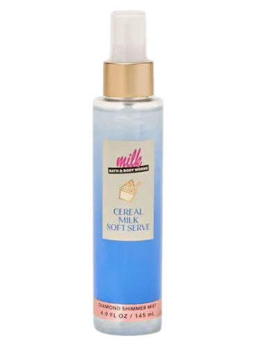 Парфюмированный шиммер-мист для тела с сиянием Bath & Body Works Cereal Milk Soft Serve Diamond Shimmer Mist - 145 мл