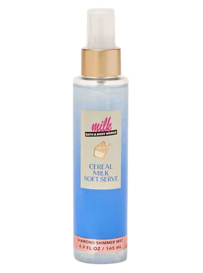 Парфюмированный шиммер-мист для тела с сиянием Bath & Body Works Cereal Milk Soft Serve Diamond Shimmer Mist - 145 мл