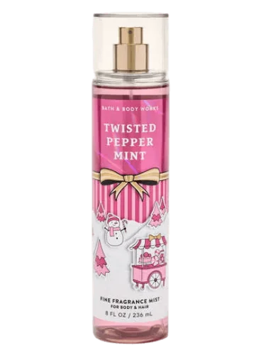 Парфюмированный спрей для тела Bath & Body Works Twisted Peppermint Fine Fragrance Mist - 236 мл