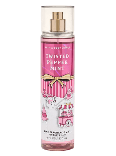 Парфюмированный спрей для тела Bath & Body Works Twisted Peppermint Fine Fragrance Mist - 236 мл