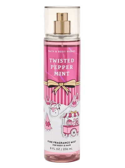 Парфюмированный спрей для тела Bath & Body Works Twisted Peppermint Fine Fragrance Mist - 236 мл