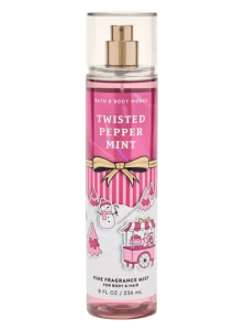 Парфюмированный спрей для тела Bath & Body Works Twisted Peppermint Fine Fragrance Mist - 236 мл
