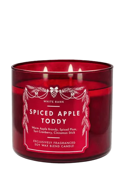Bath & Body Works White Barn Spiced Apple Toddy 3-Wick Candle - 411 g 3 pilikli aromatik sham