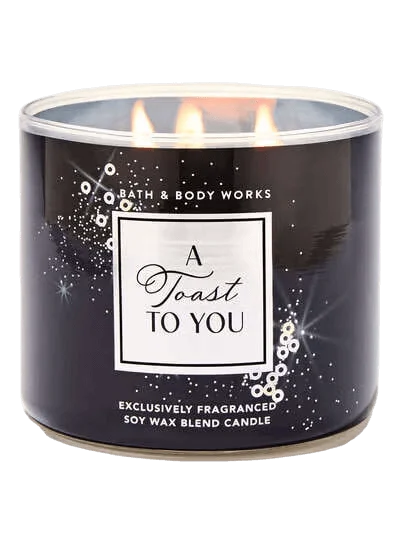 Bath & Body Works A Toast To You 3-Wick Candle - 411 г 3 pilikli aromatik sham