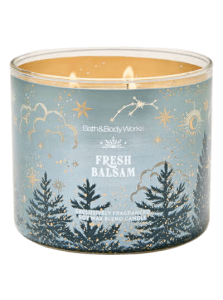 Ароматическая свеча с 3 фитилями Bath & Body Works Fresh Balsam 3-Wick Candle - 411 г