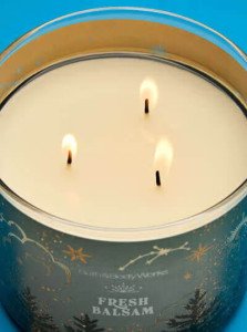 Ароматическая свеча с 3 фитилями Bath & Body Works Fresh Balsam 3-Wick Candle - 411 г