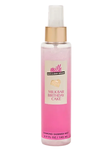 Парфюмированный шиммер-мист для тела с сиянием Bath & Body Works Milk Bar Birthday Cake Diamond Shimmer Mist - 145 мл